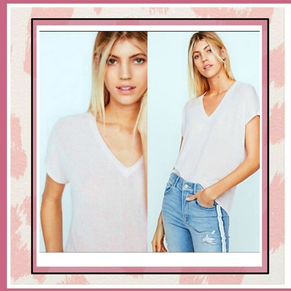 NWOT ♡ Soft Knit Boyfriend Tee Size:S